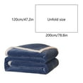thumbnail image 3 of Sofa Vama Ropa de Cama Mantas suaves, cálidas y esponjosas para sofá, mantas de forro polar para cama, acogedoras, lavables, gruesas y cómodas, a cuadros y peludas. for Navideño, 3 of 4