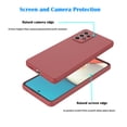 thumbnail image 3 of Galaxy A54 5G Case, Njjex Samsung Galaxy A54 Basic Case [Frosted] Shockproof Case Liquid Silicone Gel Rubber Soft TPU Anti-slip Bumper Thin Matte Slim Phone Case Covers For Samsung A54 5G,Red, 3 of 6
