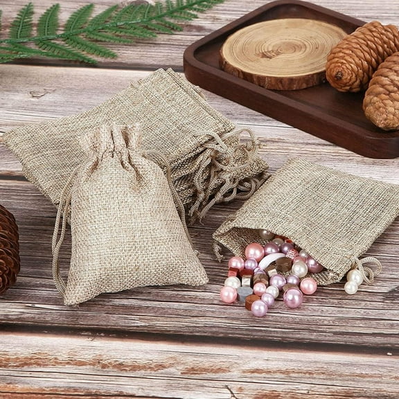 Clearance Sale!Honmg 1 Storage Bag in A and Made of Polyester-Cotton Blend,Bags Burlap Small Bags Burlap Bags Bags Jewelry Bags Cotton Sacks Small Bags for Christmas Crafts 9X12Cm