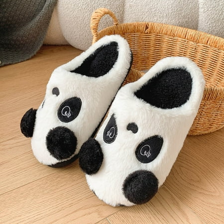 

NASIQXB Women On Furry Flat Home Winter Round Toe Keep Warm Cartoon Prints Slippers Shoes Women Slipper Socks S Slippers Women Ladies Slippers for Women Open Toe