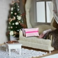thumbnail image 4 of Raindrops 1 Set Dollhouse Bedroom Furniture 17 cm Doll Bunk Bed with Bed Sheets and Pillows Cute and Stylish Easy to Wash Suitable For Dolls' Playset, 4 of 8