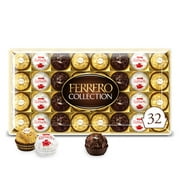 Ferrero Collection, Fine Assorted Confections, 32 Count, Gift Box, Assorted Coconut Candy and Chocolates, 12.7 oz