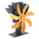 thumbnail image 2 of Estufa con ventilador termoeléctrico de 7 aspas, ventiladores para hogar termoeléctricos de aleación de aluminio para quemadores de leña, chimenea dorada, 2 of 10