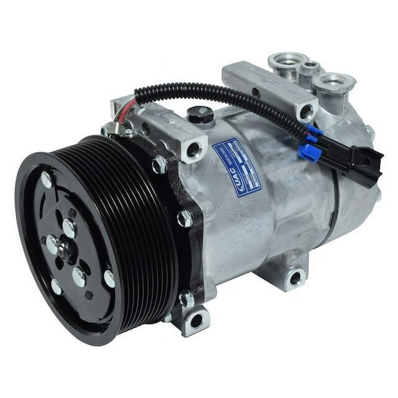 A/C Compressor - Compatible with 1981 - 1984, 2010 - 2019 Peterbilt 348 8.9L 6-Cylinder PX-9 MFI 1982 1983 2011 2012 2013 2014 2015 2016 2017 2018