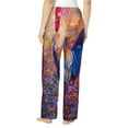 thumbnail image 3 of Haiem Rooster Oil Painting Women's Pajama Pants Ultra Lightweight Pjs Bottoms Sleepwear Bottom Pants With Pocket Drawstring-Medium, 3 of 9