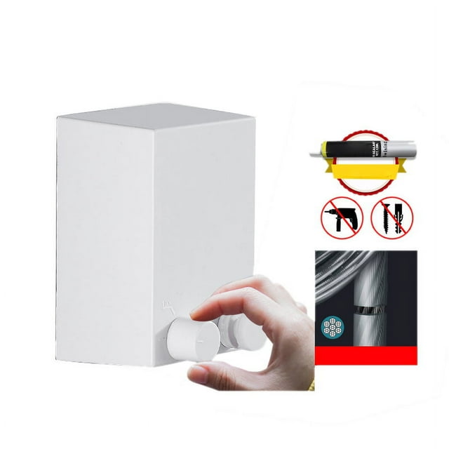Tendedero retráctil de pared de un solo cable, instalación doble, retráctil, grueso, para balcón, 4,2 m, blanco