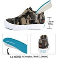 thumbnail image 2 of JENN ARDOR Women Hidden Wedge Canvas Sneakers Slip on Flats Shoes Walking Shoes, 2 of 11