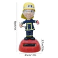 thumbnail image 3 of Solar - Dancing Figurine, Dancing Toy Doll Dashboard Doll, Suitable For Desk, Window Sill, Car Dashboard Decoration, 3 of 8