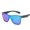 Bright Black Blue Mercury, variant on Reflective Sunglasses for Men Women Trendy Windshield Eyewear Travel Party Stage Performances Unisex Design Fashionable