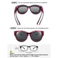 thumbnail image 4 of TINHAO Fit Over Glasses Sunglasses for Women Men Large Cat Eye Sunglasses Polarized 100% UV400 Protection, 4 of 7