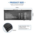 thumbnail image 1 of Batería Wymisnit SR04XL para HP Omen 15-ce0xx 15-cx, 1 of 2