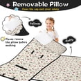 thumbnail image 3 of White Christmas Star and Gift Pattern Toddler Nap Mats for Kids Preschool,50"x20" Sleeping Mat Bag or Kids,Toddler Sleeping Bag,Toddler Nap Mat or Daycare, 3 of 6