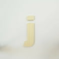 thumbnail image 4 of Package of 1, 8 Inch X 1/2" Thickness Baltic Birch Wood Letter j in The Arial Font, Thick, Lower Case for Art & Craft Project, Made in USA, 4 of 4