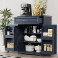 thumbnail image 2 of FAGAGA 36" Kitchen Buffet Cabinet with Storage Door , Farmhouse Wood Sideboard with Drawer for Kitchen, Dining Room, Reception Room | Cherry, 2 of 8