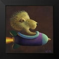 thumbnail image 2 of Miles, Chris 15x15 Black Modern Framed Museum Art Print Titled - Rocket Lion, 2 of 5