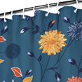 thumbnail image 3 of Waterproof Beautiful Colorful Floral Shower Curtain 72x72 Inch Boho Style Polyester Unique Shower Curtain for Bathroom Hotel Home Decor with 12 Plastic Hooks, 3 of 5