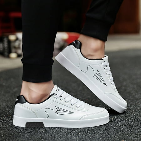 

Dyfzdhu Men Shoes Casual Breathable Mesh Fabric Sports Trainer Warm Non-slip Shoes Men Shoes