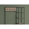 thumbnail image 2 of Monarch Specialties Bench, Entryway, Hallway, Storage, Organizer, Coat Rack, Hall Tree, Metal, Laminate, Brown, Black, Contemporary, Modern, 2 of 4