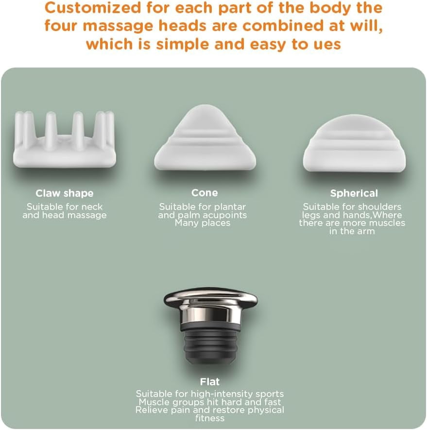 Mini Massage Gun, Pocket-Sized Deep Tissue Massager Gun, Portable Percussion Muscle Massager Gun, Convenient, Easy and Practical, Ultra Small & Quiet Muscle Massage (Dark Grey)