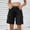Black, variant on Xihbxyly Gym Shorts Women Summer Solid Color High Waist Shorts with Pockets Leisure Loose Fit Comfortable Summer Shorts