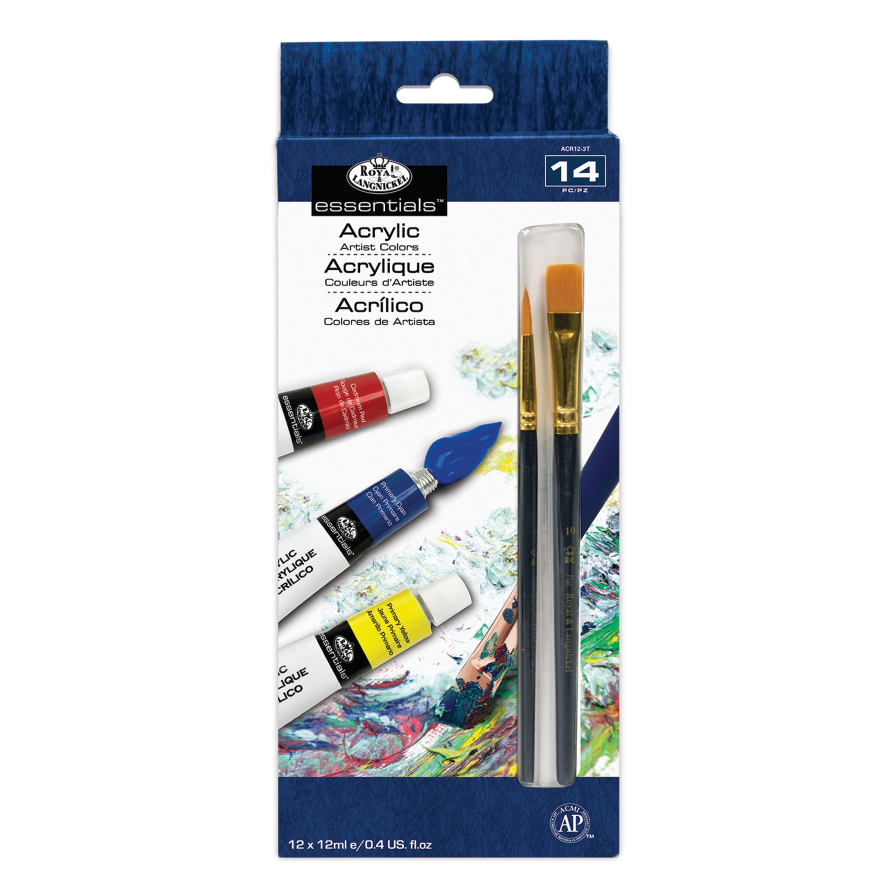Royal Brush Acrylic Artist Paint Set, 12Colors