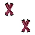 thumbnail image 1 of ZheElen Stand Out With Thick Thighs Long Socks And Gloves Set Made With Polyester And Highly Elastic rose red and black 2Set, 1 of 6