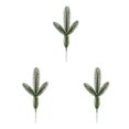thumbnail image 3 of Wosthever 30X Pino Artificial Planta de imitación Ramas falsas Tamaño compacto Suministros de boda Adorno Agujas Ramitas Tallo Decoración de Type1 NO1, 3 of 6