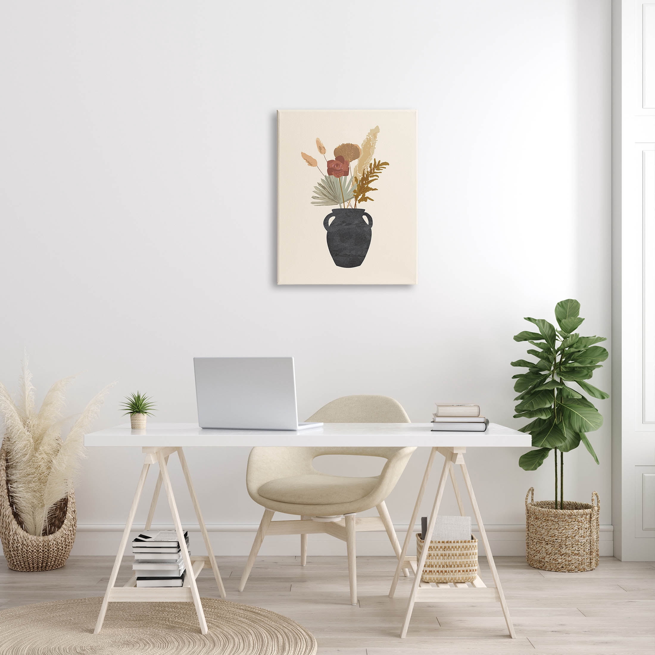 Contemporary Mixed Botanical Herbs Botanical & Floral Graphic Art Gallery Wrapped Canvas Print Wall Art