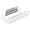 White, variant on Zenithome Sleek Sturdy Rustproof Spacious Black Wall Mounted Floating Shelf for Bathroom Bedroom Kitchen Holds Shampoo Spices Size 10.8x4.3x2.2In