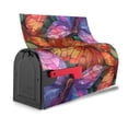 thumbnail image 3 of Yiaed Colorful Butterfly Cluster Print Mailbox Covers, Magnetic Mailbox Cover, Mail Box Covers for Garden Outdoor Decor Box Covers-21x18 in, 3 of 8