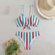 thumbnail image 1 of Traje de baño para mujer, moda, cómodo, estampado, bikini, traje de baño de color liso para mujer, conjuntos de bikinis, trajes de baño para mujer, 1 of 7