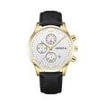 thumbnail image 2 of CIENVNSTG Fashion Men Leisure Business Date Alloy Case Synthetic Pu Leather Analog Quartz Sport Watch Male Luxury Clock, 2 of 3