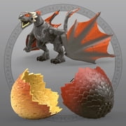 Mega Construx Game of Thrones Drogon Construction Set with character figures, Building Toys for Collectors (30 Pieces)
