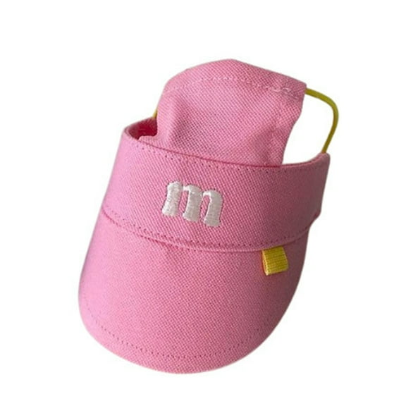 Sun Protective Pet Caps Embroidered Letter Sun Hat Comfortable Headwear for Dog