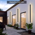 thumbnail image 2 of Luz Exterior Impermeable IP65 LED Lampara de Pared 3W Lampara de Pared Moderna Aplique de Aluminio para Exteriores Escaleras Peldaños Pasillos-2PCS, 2 of 9