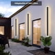 thumbnail image 2 of Luz Exterior Impermeable IP65 LED Lampara de Pared 3W Lampara de Pared Moderna Aplique de Aluminio para Exteriores Escaleras Peldaños Pasillos-2PCS, 2 of 9