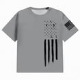 thumbnail image 4 of TOWED22 American Flag Shirts for Men USA Patriotic T-Shirt 4th of July Tee Tops Grey,7XL, 4 of 4