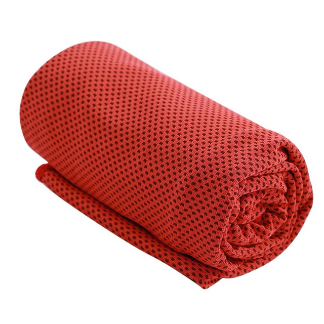 Toalla Sensación de frío Absorción de sudor Gimnasio para ejercicio de verano Rojo JShteea Para Estrenar