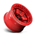 thumbnail image 2 of Fuel D123 Block Beadlock 17X9 6X139.7 -15Et 121.7Cb Candy Red With Candy Red Ring Wheel, 2 of 3