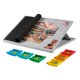 thumbnail image 5 of Rompecabezas de mesa para mujeres y hombres, juego familiar práctico para fiestas en casa, 3 ángulos de inclinación, portátil. Gris claro, 5 of 9
