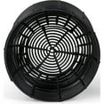 thumbnail image 4 of Finch Wyred Rattan Side Table with Removable Lid Hourglass Wicker Base Black, 4 of 5