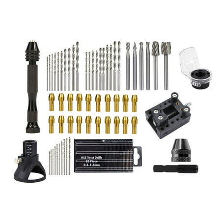 

72Pcs Drill Bit Rotary Tool Accessories Kit Mandrel Drill Chuck Rotary Locator