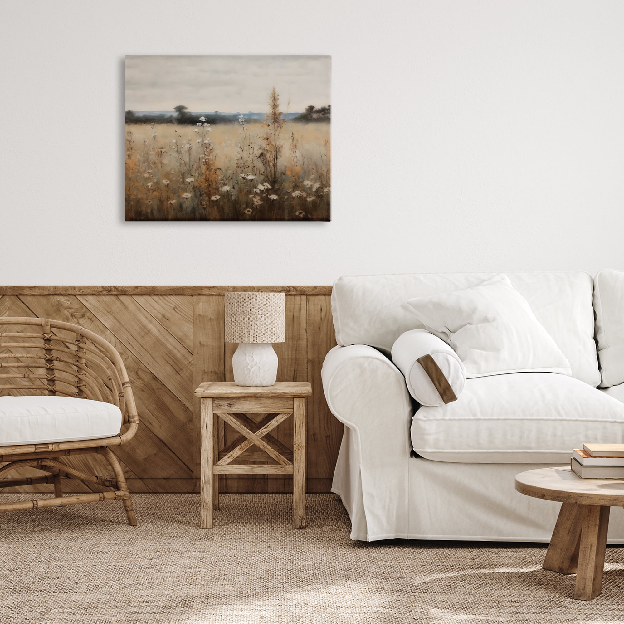 Stupell Industries Country Wildflowers in Misty Meadow Canvas Wall Art, design by Creative Studio