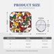 thumbnail image 3 of Fotbe Retro Floral Butterfly Juego de 2 Piezas de Parasoles para Parabrisas | Bloqueador Solar para Auto | Accesorios Plegables para Protección Solar Interior-Medium, 3 of 6