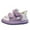 Purple, variant on Ruyang Toddler Girls Mesh Closed Toe Sandals Summer Adjustable Straps Beach Shoes Non-Slip Lightweight Casual Flats