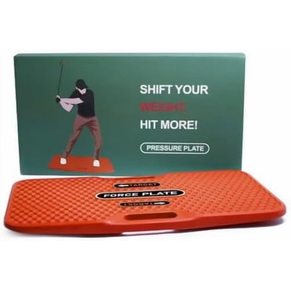 Golf Balance Board Golf Swing Training Aid to Weight Shift Improved Golf Game Swing Trainer Pressure Plate for Increased Power & Control – Teaching Tool for Club Practice & Drills