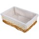 thumbnail image 4 of Cesta de almacenamiento de mimbre rectangular multipropósito con forro extraíble y lavable Contenedores tejidos de sauce - Tamaño S, 4 of 7