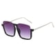 thumbnail image 1 of Gafas retro de media montura, gafas de sol de tendencia de moda personalizadas, fabricadas en metal., 1 of 5