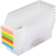 thumbnail image 1 of 4PCS Refrigerator Organizer Bins Baskets  Ideal for Fridge and Freezer Organization and Counter Food Container  Multi-color, 1 of 7
