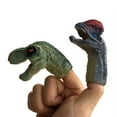 thumbnail image 5 of PENGXAING Doigt Marionnette 5Pcs Simulation Dinosaure Mini Doigt Manches Marionnettes Enfants Jouet Interactif, 5 of 5